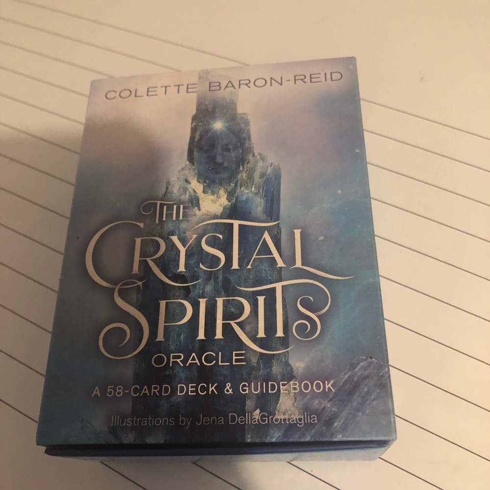 The Crystal Spirits Oracle Deck & Guidebook- 141A $25 or $20 w/offer
